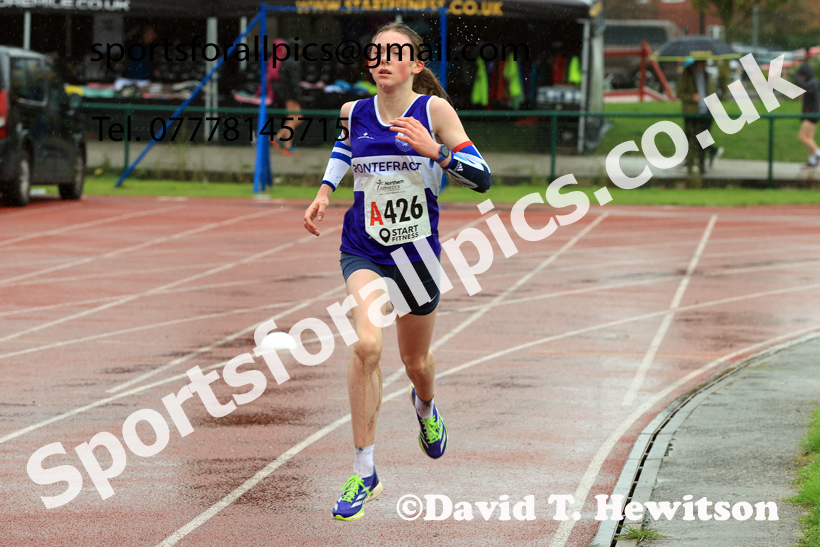 Girls Under-13s 2025 Northern Athletics Autumn Road Relays, Leigh, Lancashire. Photo: David T. Hewitson/Sports for All Pics